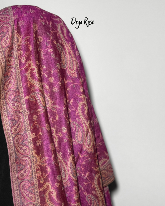 Reversible Pashmina Magenta