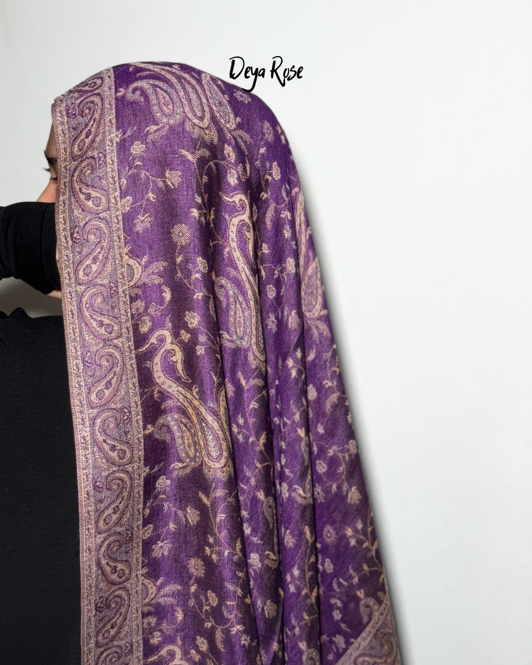 Reversible Pashmina Violet