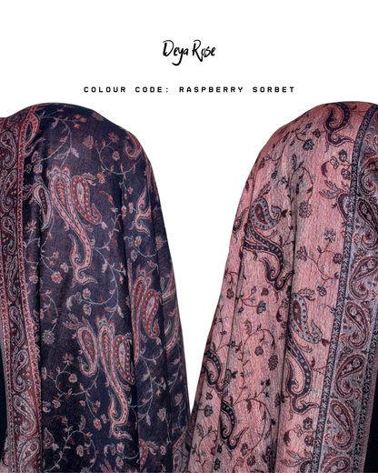 Reversible Pashmina Raspberry Sorbet