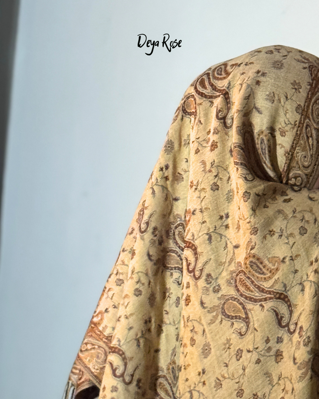 Reversible Pashmina Caramel Brown