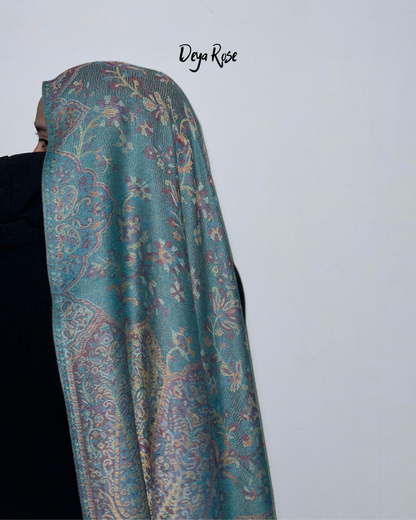 Reversible Pashmina Sapphire