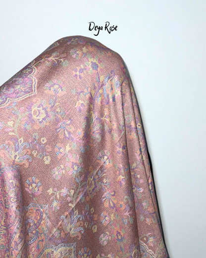 Reversible Pashmina Sugar Peach