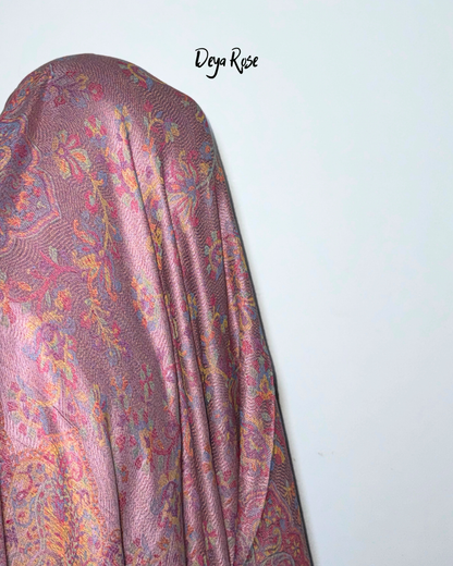 Reversible Pashmina Peach Blush