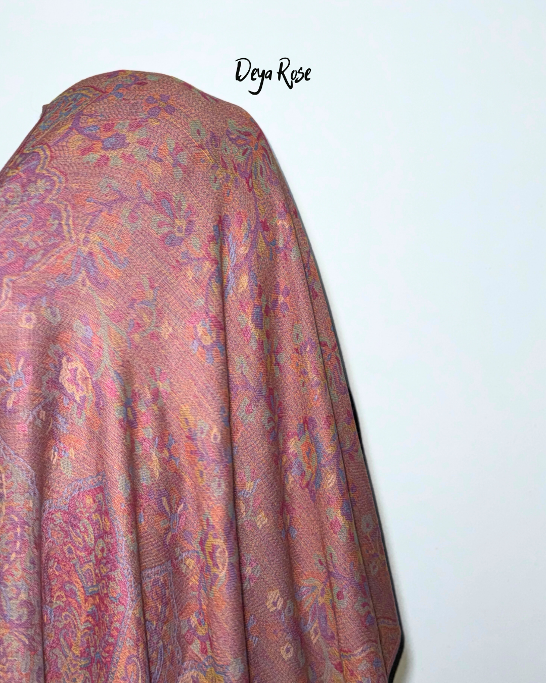 Reversible Pashmina Peach Blush