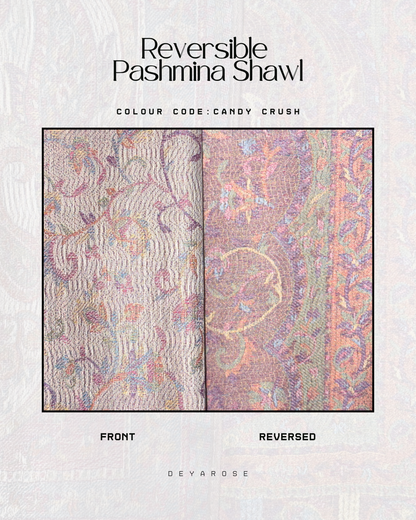 (PO) - Reversible Pashmina Candy Crush