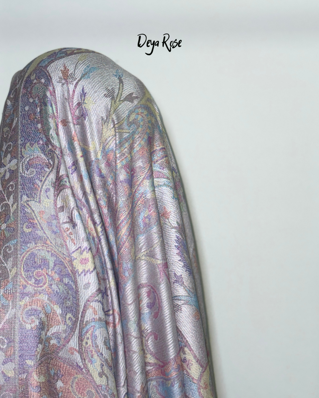 (PO) - Reversible Pashmina Lilac Blush