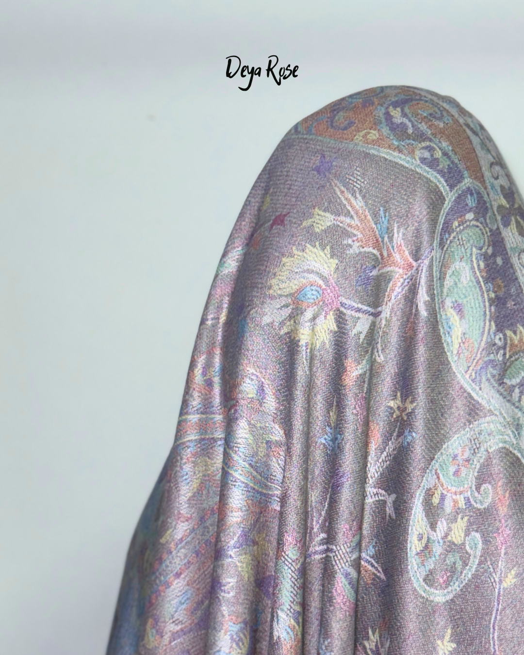 (PO) - Reversible Pashmina Lilac Blush