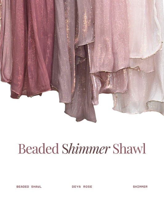 Beaded Shimmer Shawl / Hijab
