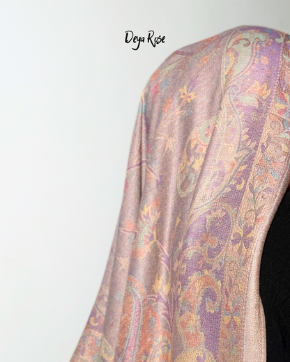 (PO) - Reversible Pashmina Clay Blush