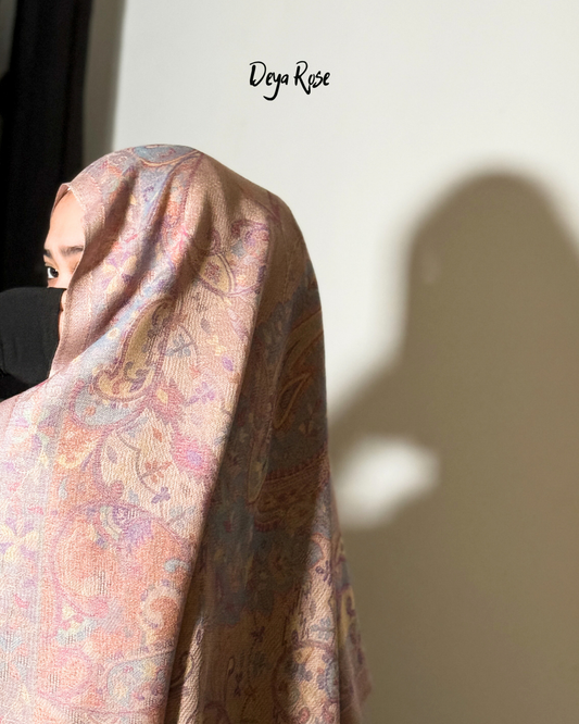 Reversible Pashmina Clay Blush