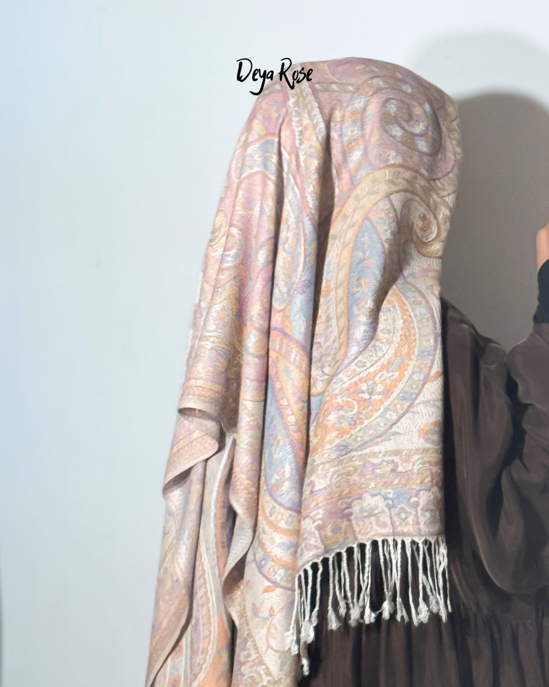 (PO) - Reversible Pashmina Cotton Candy