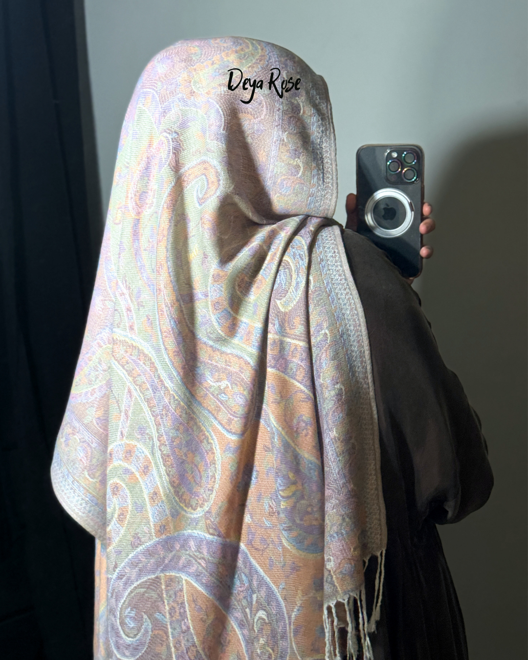 (PO) - Reversible Pashmina Cotton Candy