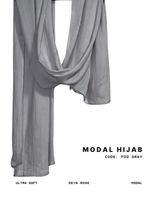 Ultra Soft Plain Modal Fog Gray