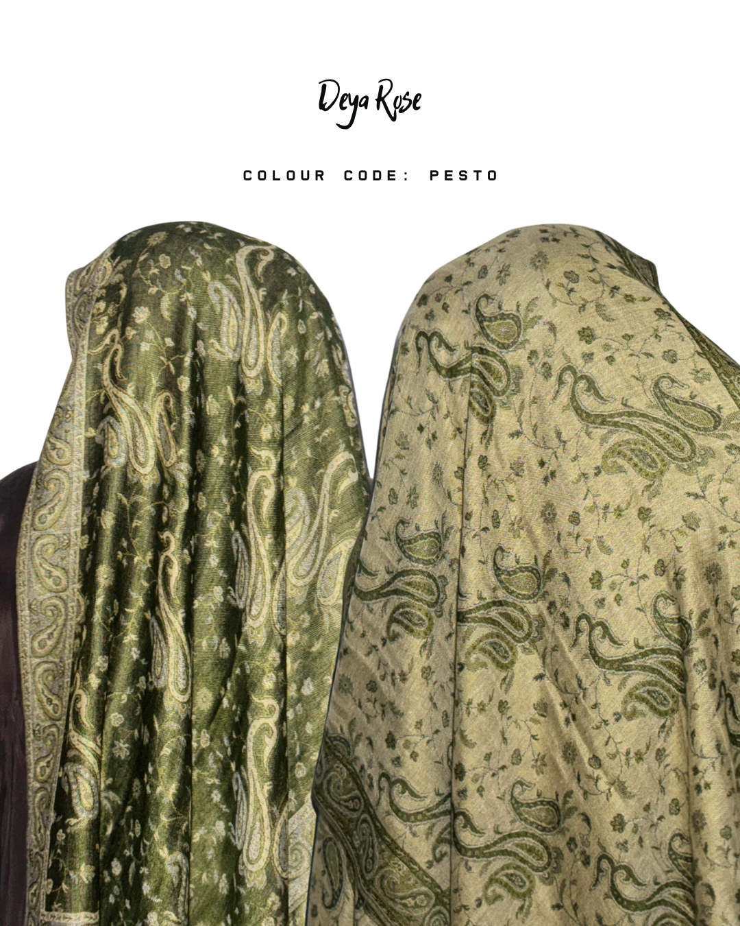 Reversible Pashmina Pesto