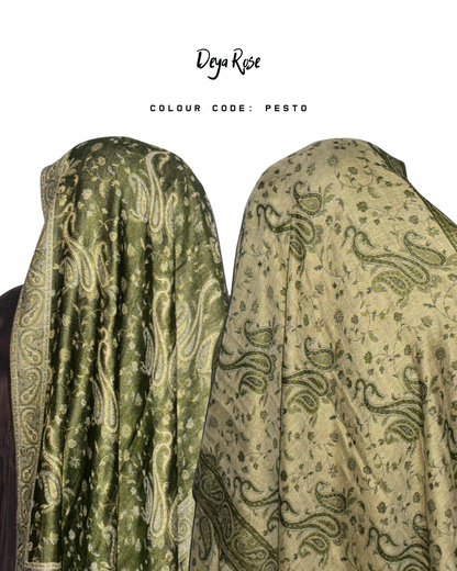 Reversible Pashmina Pesto