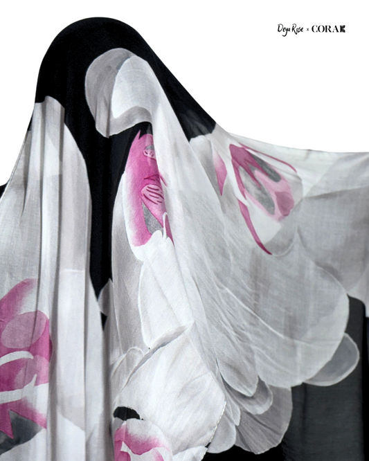 Deya Rose x Corak (2025 Eid exclusive) Ultra Soft Modal Hijab - Orkeid